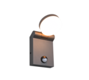Trio Lighting Trio ADOUR wandlamp | LED | antraciet | 10 x 19 cm | IP44 | 1x 7,5W | 750 lm | 2300+3000+4000K | niet dimbaar