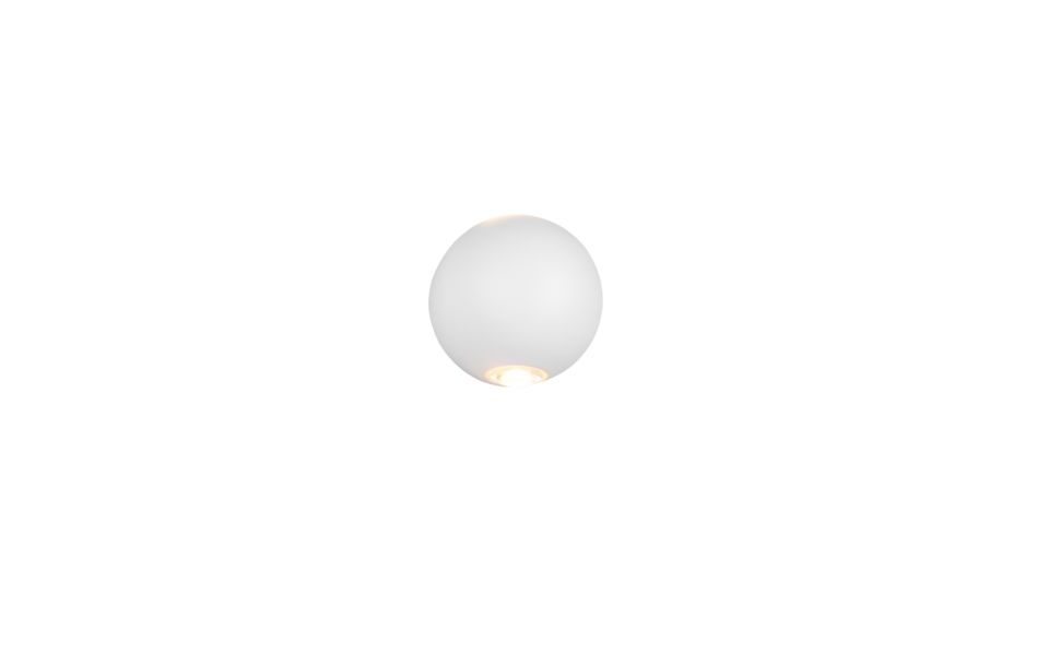 Trio Lighting Trio AVISIO wandlamp | LED | wit mat | Ø 10,5 cm | IP54 | 2x 2W | 250 lm | 3000K | dimbaar Trio Lighting Trio AVISIO wandlamp | LED | wit mat | Ø 10,5 cm | IP54 | 2x 2W | 250 lm | 3000K | dimbaar