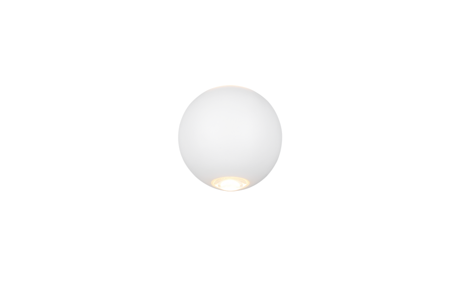 Trio Lighting Trio AVISIO wandlamp | LED | wit mat | Ø 10,5 cm | IP54 | 2x 2W | 250 lm | 3000K | dimbaar Trio Lighting Trio AVISIO wandlamp | LED | wit mat | Ø 10,5 cm | IP54 | 2x 2W | 250 lm | 3000K | dimbaar