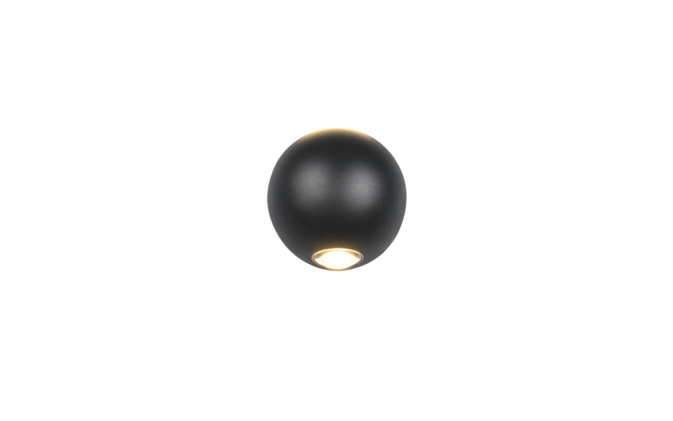 Trio Lighting Trio AVISIO LED wall light | 2x 2W 250 lm 3000K | black | Ø 10.5 cm | IP20 Trio Lighting Trio AVISIO LED wall light | 2x 2W 250 lm 3000K | black | Ø 10.5 cm | IP20