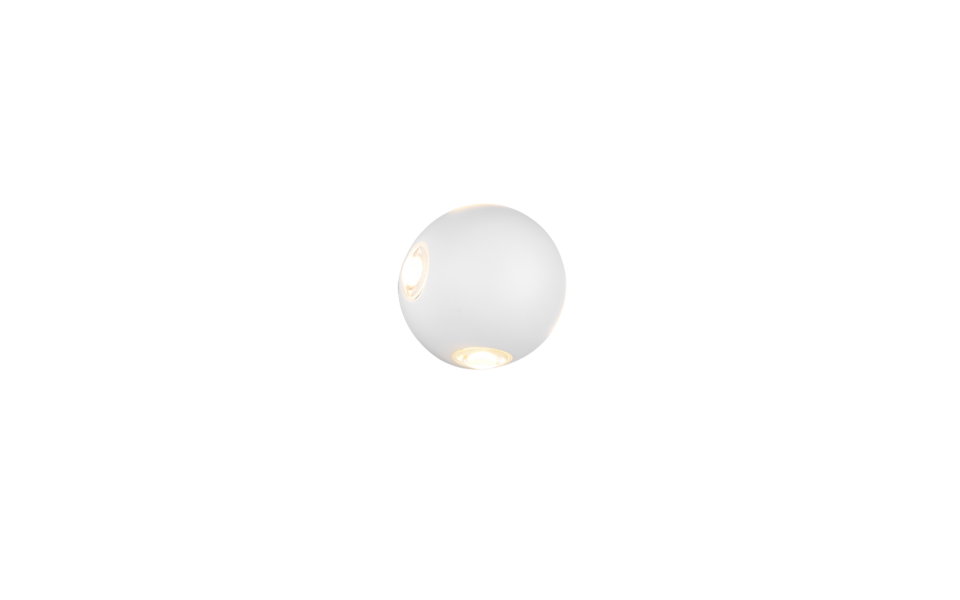 Trio Lighting Trio AVISIO LED wall light | 4x 2W 250 lm 3000K | chrome | Ø 10.5 cm | IP20