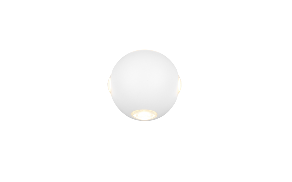 Trio Lighting Trio AVISIO LED wall light | 4x 2W 250 lm 3000K | chrome | Ø 10.5 cm | IP20