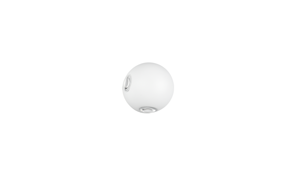 Trio Lighting Trio AVISIO LED wall light | 4x 2W 250 lm 3000K | chrome | Ø 10.5 cm | IP20