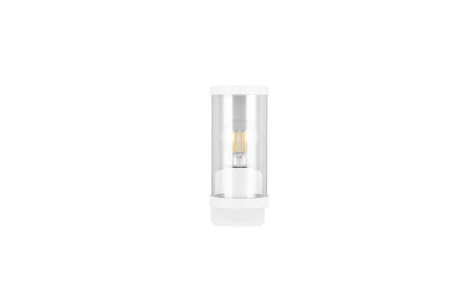 Trio Lighting Trio BONITO wandlamp | E27 Fitting | wit mat | Ø 9,5 cm | IP44 | excl. 1x E27 | max. 28W Trio Lighting Trio BONITO wandlamp | E27 Fitting | wit mat | Ø 9,5 cm | IP44 | excl. 1x E27 | max. 28W