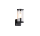Trio Lighting Trio BONITO wall light | 1x E27 max 40W | black | Ø 9.5 cm | 23 cm