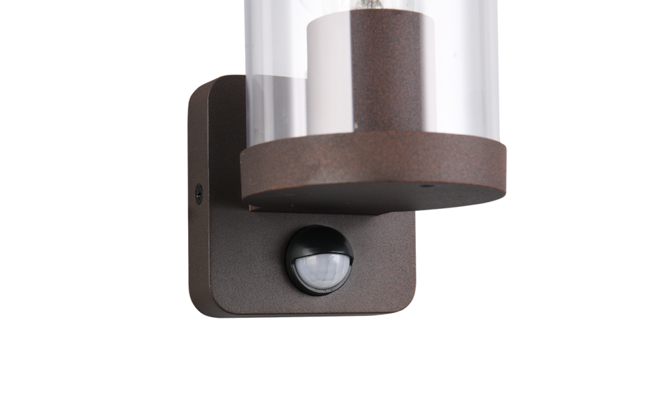 Trio Lighting Trio BONITO wandlamp | E27 Fitting | roestkleur | Ø 9,5 cm | IP44 | excl. 1x E27 | max. 28W