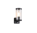 Trio Lighting Trio BONITO wall light | 1x E27 max 40W | black | Ø 9.5 cm | IP20 | 23 cm