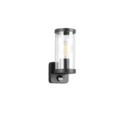 Trio Lighting Trio BONITO wall light | 1x E27 max 40W | black | Ø 9.5 cm | IP20 | 23 cm