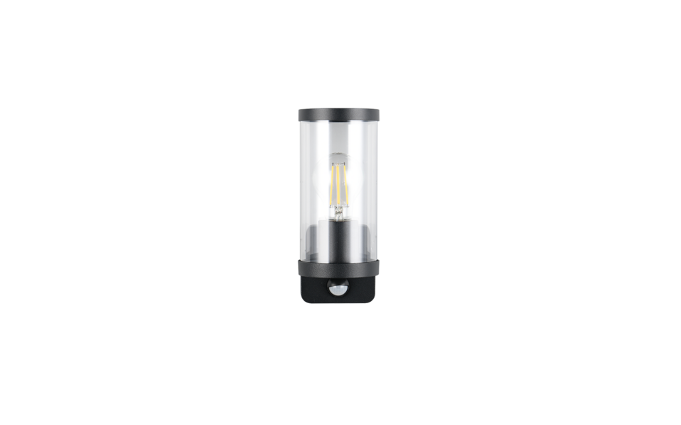 Trio Lighting Trio BONITO wall light | 1x E27 max 40W | black | Ø 9.5 cm | IP20 | 23 cm