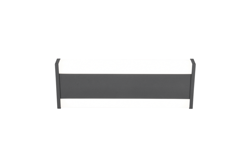 Trio Lighting Trio DAWSON wandlamp | LED | antraciet | 30 x 10,7 cm | IP54 | 1x 7W | 800 lm | 2300+3000+4000K | dimbaar