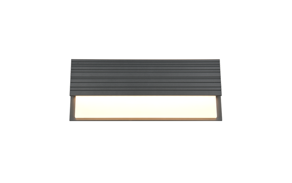 Trio Lighting Trio MARIZA wandlamp | LED | antraciet | 40 x 17 cm | IP65 | 1x 10W | 1100 lm | 3000K | niet dimbaar