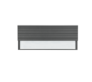 Trio Lighting Trio MARIZA wandlamp | LED | antraciet | 40 x 17 cm | IP65 | 1x 10W | 1100 lm | 3000K | niet dimbaar