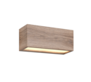 Trio Lighting Trio MAYENNE wandlamp | E14 Fitting | houtimitatie | 25 x 11 cm | IP44 | excl. 2x E14 | max. 10W