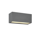 Trio Lighting Trio MAYENNE wandlamp | E14 Fitting | antraciet | 25 x 11 cm | IP44 | excl. 2x E14 | max. 10W