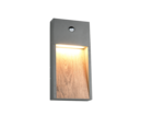 Trio Lighting Trio SALMON wandlamp | LED | houtimitatie | 16,5 x 33 cm | IP44 | 1x 11W | 1200 lm | 3000K | niet dimbaar