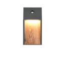 Trio Lighting Trio SALMON wandlamp | LED | houtimitatie | 16,5 x 33 cm | IP44 | 1x 11W | 1200 lm | 3000K | niet dimbaar