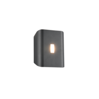 Trio SANTERNO wandlamp | LED | antraciet | 16 x 20 cm | IP54