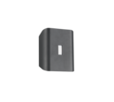Trio Lighting Trio SANTERNO wandlamp | LED | antraciet | 16 x 20 cm | IP54 | 1x 7,5W | 850 lm | 2300+3000+4000K | dimbaar