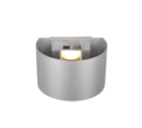 Trio Lighting Trio TALENT wandlamp | LED | titaan | 16 x 11,5 cm | IP44 | 2x 0,5W | 50 lm | 3000K | niet dimbaar