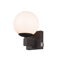 Trio KULA wall light | E14 | black | IP20 Trio KULA wall light | E14 | black | IP20