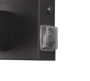 Trio Lighting Trio KULA wandlamp | E14 Fitting | mat zwart met wit | Ø 14 cm | IP44 | excl. 1x E14 | max. 10W