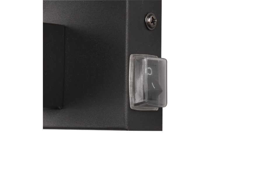 Trio Lighting Trio KULA wall light | 1x E14 max 40W | black | IP20 | 20 cm