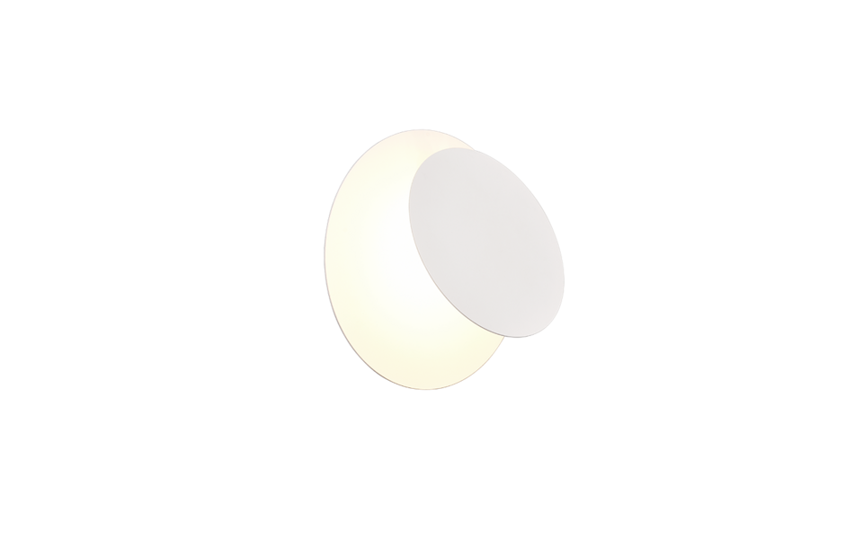 Trio Lighting Trio MIO LED wall light | 1x 6W 560 lm 3000K | chrome | Ø 18 cm | IP20