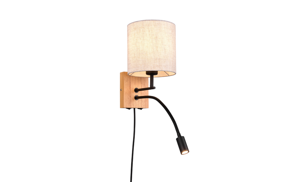 Trio Lighting Trio NILAM LED wall light | 1x 3.1W 310 lm 3000K | Ø 18 cm | IP20 | 30 cm