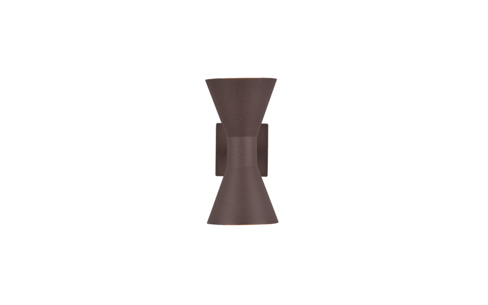 Trio Lighting Trio ARDAS wandlamp | GU10 Fitting | roestkleur | 10 x 20 cm | IP44 | excl. 2x GU10 | max. 10W Trio Lighting Trio ARDAS wandlamp | GU10 Fitting | roestkleur | 10 x 20 cm | IP44 | excl. 2x GU10 | max. 10W