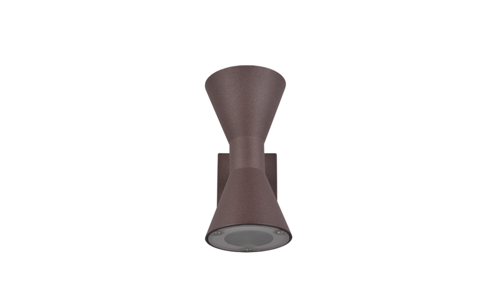 Trio Lighting Trio ARDAS wandlamp | GU10 Fitting | roestkleur | 10 x 20 cm | IP44 | excl. 2x GU10 | max. 10W Trio Lighting Trio ARDAS wandlamp | GU10 Fitting | roestkleur | 10 x 20 cm | IP44 | excl. 2x GU10 | max. 10W