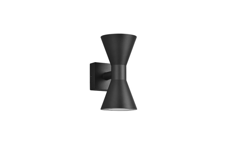 Trio Lighting Trio ARDAS wall light | 2x GU10 | black | 20 cm