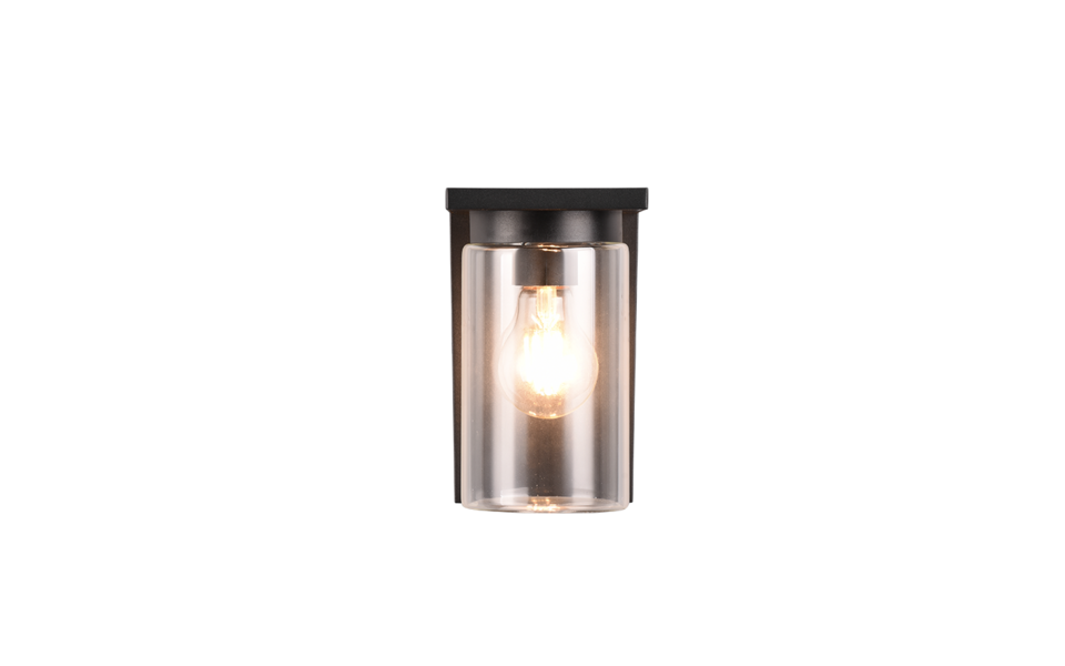 Trio Lighting Trio ARDILA wall light | 1x E27 max 40W | black | 19 cm