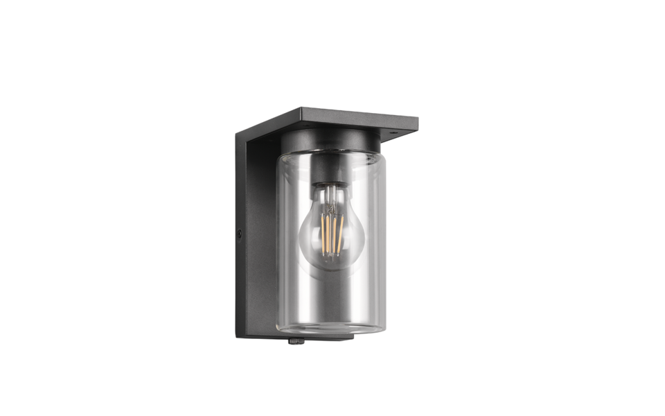 Trio Lighting Trio ARDILA wall light | 1x E27 max 40W | black | 19 cm