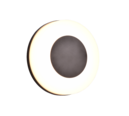 Trio Lighting Trio MORENA LED wall light | 1x 15W 1500 lm 4000K | black | Ø 25 cm | IP20 | 7.5 cm