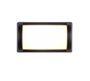 Trio Lighting Trio PUELO wandlamp | E27 Fitting | mat zwart met wit | 14,5 x 26,5 cm | IP44 | excl. 1x E27 | max. 10W