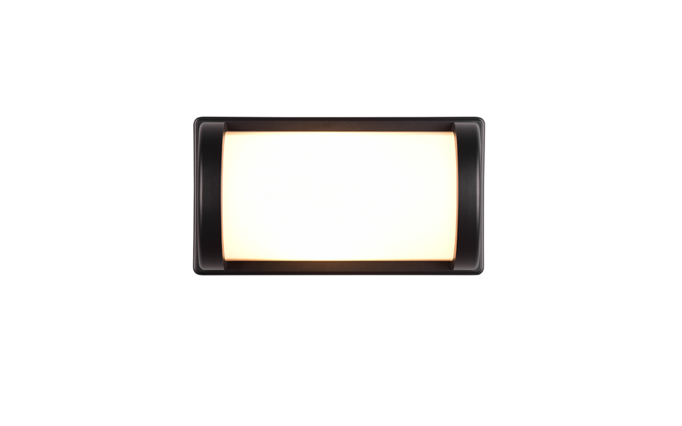 Trio Lighting Trio PUELO wall light | 1x E27 max 40W | black | 26.5 cm