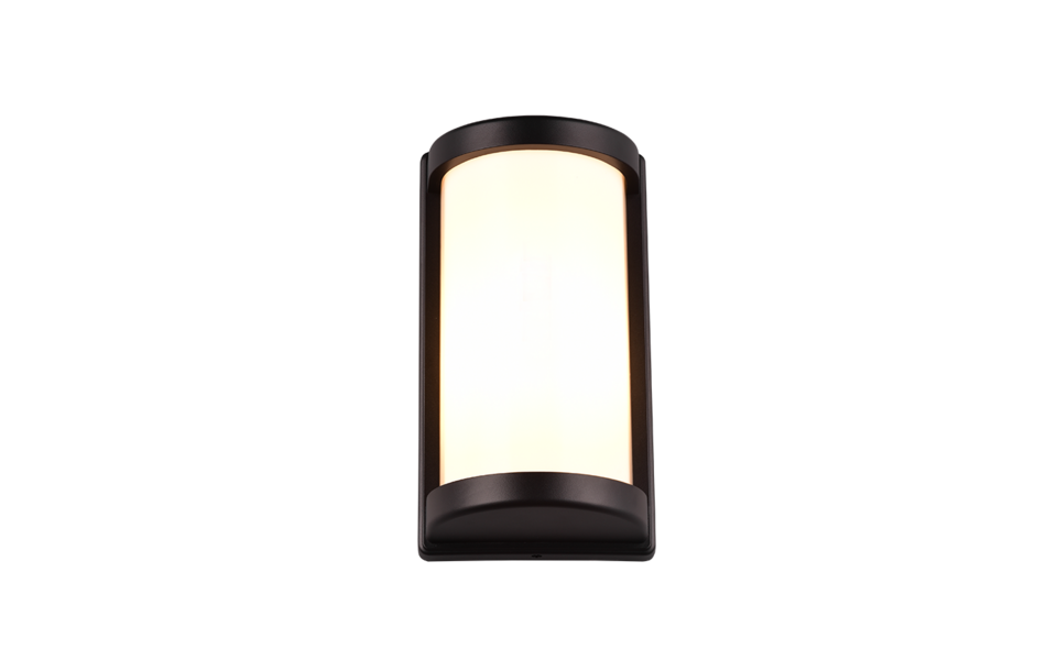 Trio Lighting Trio PUELO wall light | 1x E27 max 40W | black | 26.5 cm