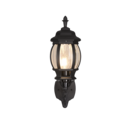 Trio Lighting Trio ELVO wandlamp | E27 Fitting | mat zwart | 18 x 24,5 cm | IP44 | excl. 1x E27 | max. 60W