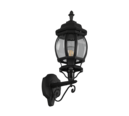 Trio Lighting Trio ELVO wandlamp | E27 Fitting | mat zwart | 18 x 24,5 cm | IP44 | excl. 1x E27 | max. 60W