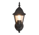 Trio Lighting Trio LIVENZA wandlamp | E27 Fitting | mat zwart | 14 x 19 cm | IP44 | excl. 1x E27 | max. 60W
