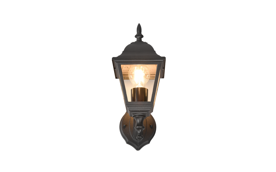 Trio Lighting Trio LIVENZA wall light | 1x E27 max 40W | black | 14 cm Trio Lighting Trio LIVENZA wall light | 1x E27 max 40W | black | 14 cm