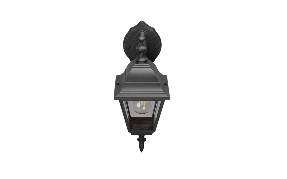 Trio Lighting Trio LIVENZA wall light | 1x E27 max 40W | black | 14 cm