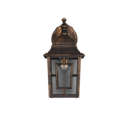 Trio Lighting Trio VOLTURNO wandlamp | E27 Fitting | roestkleur antiek | 15 x 19,5 cm | IP44 | excl. 1x E27 | max. 60W
