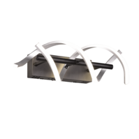 Trio SEQUENCE wandlamp | LED | geborsteld aluminium | IP20 Trio SEQUENCE wandlamp | LED | geborsteld aluminium | IP20