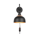 Trio Lighting Trio PUNCH wandlamp | E27 Fitting | mat zwart | 18 x 30 cm | IP20 | excl. 1x E27 | max. 40W