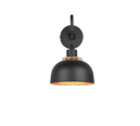 Trio Lighting Trio PUNCH wandlamp | E27 Fitting | mat zwart | 18 x 30 cm | IP20 | excl. 1x E27 | max. 40W