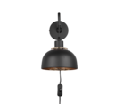 Trio Lighting Trio PUNCH wandlamp | E27 Fitting | mat zwart | 18 x 30 cm | IP20 | excl. 1x E27 | max. 40W