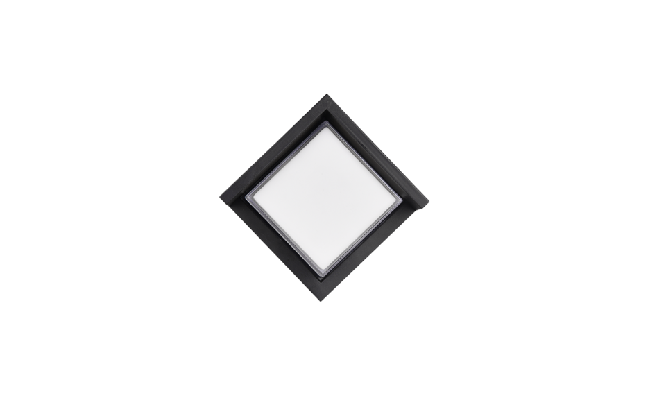 Trio Lighting Trio PUNO LED wall light | 1x 8W 800 lm 3000K | black | 15 cm