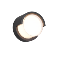 Trio PUNO LED wall light | black | Ø 15 cm Trio PUNO LED wall light | black | Ø 15 cm