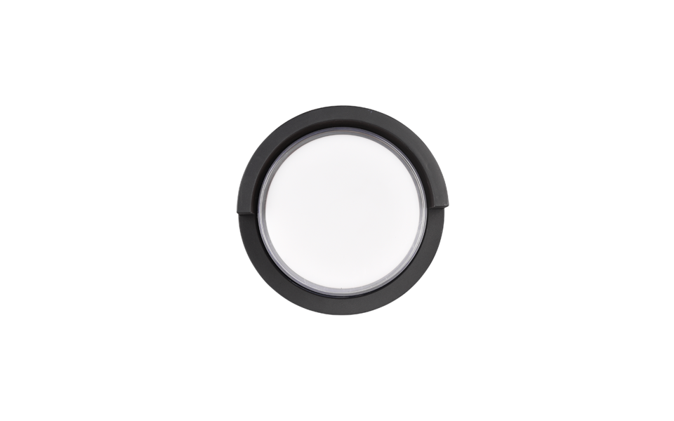 Trio Lighting Trio PUNO wandlamp | LED | mat zwart met wit met transparant | Ø 15 cm | IP54 | 1x 8W | 800 lm | 3000K